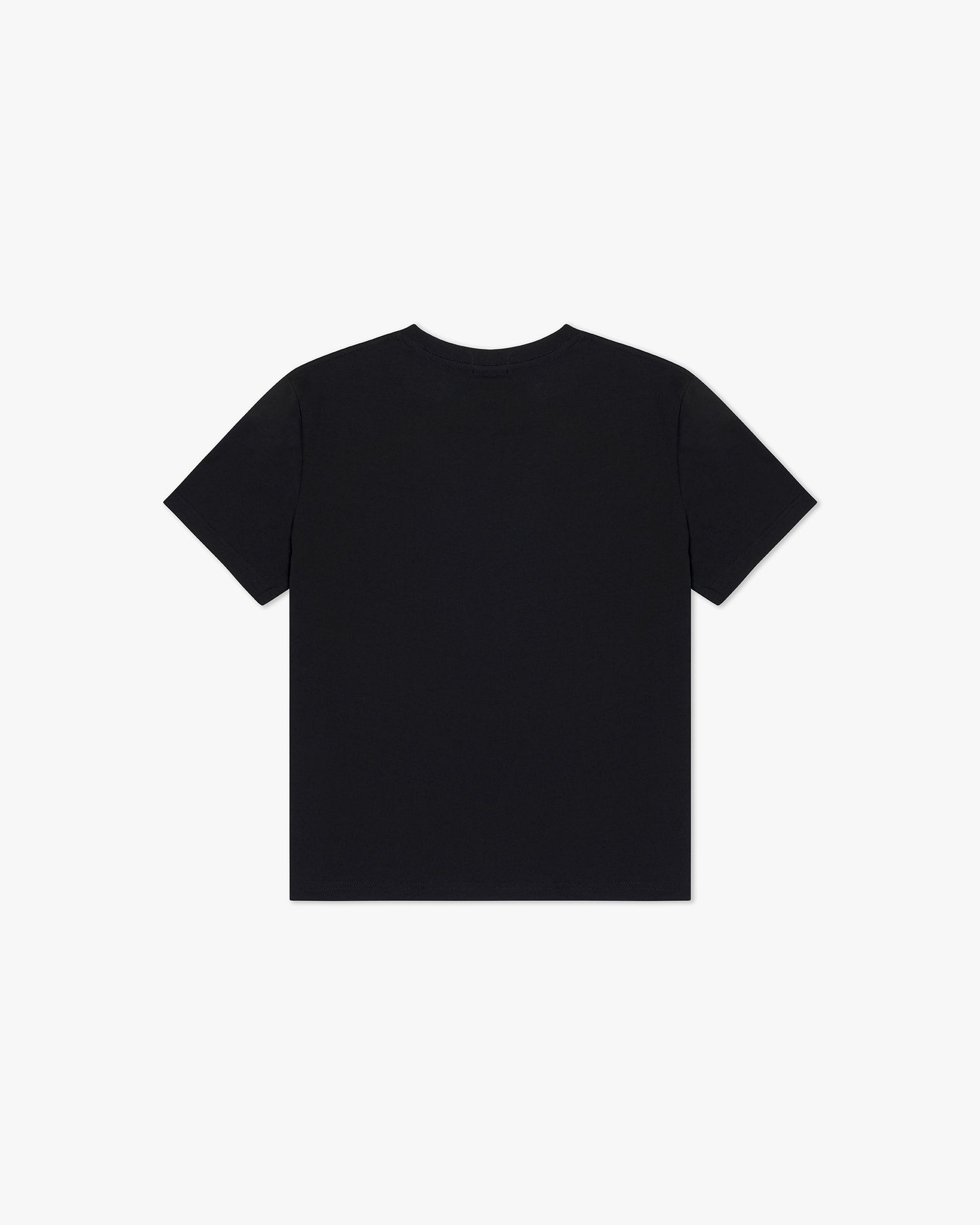 JP CROPPED MUSCLE TEE IN BLACK