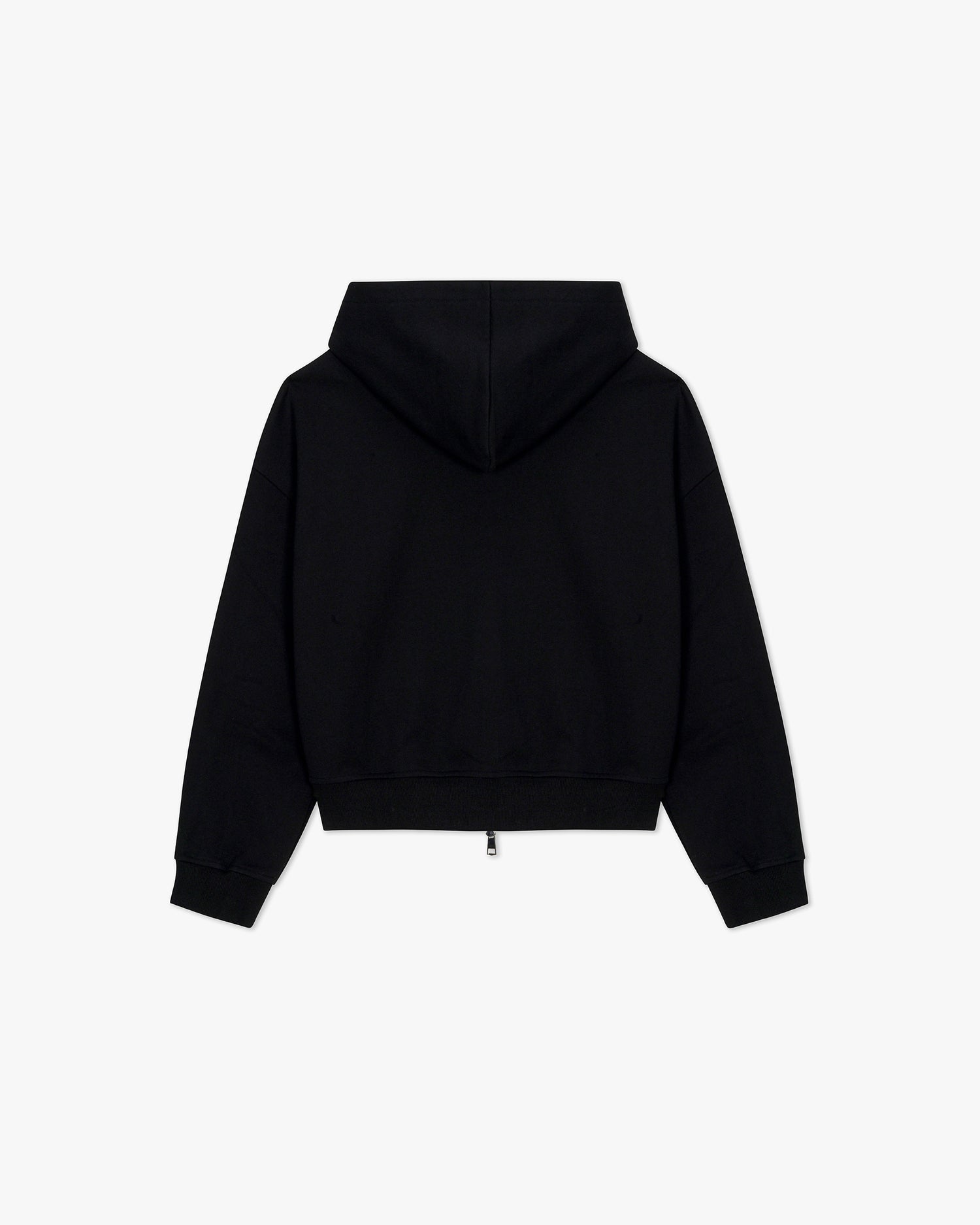 DIXON ZIP UP HOODIE IN BLACK