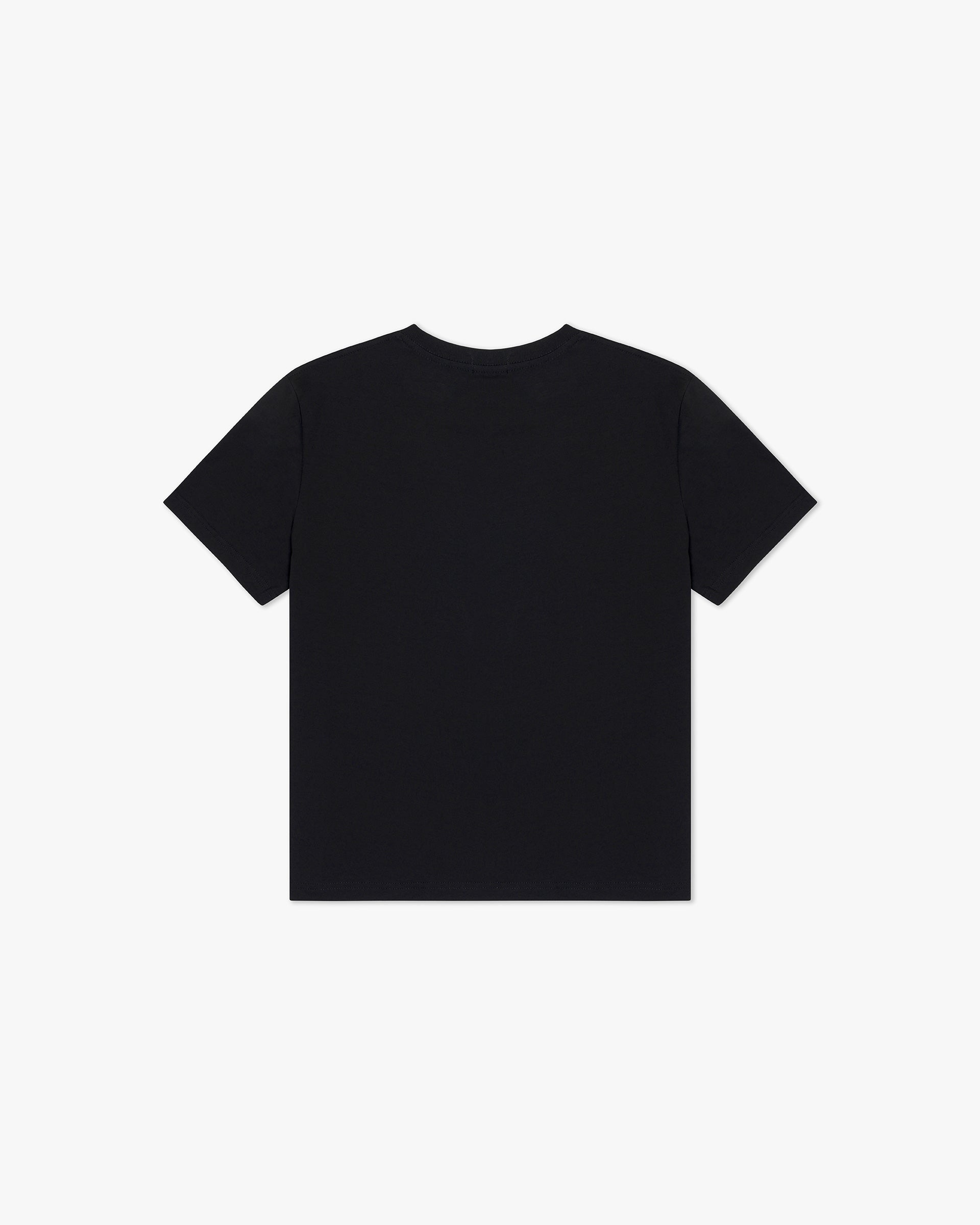 JP CROPPED MUSCLE TEE IN BLACK