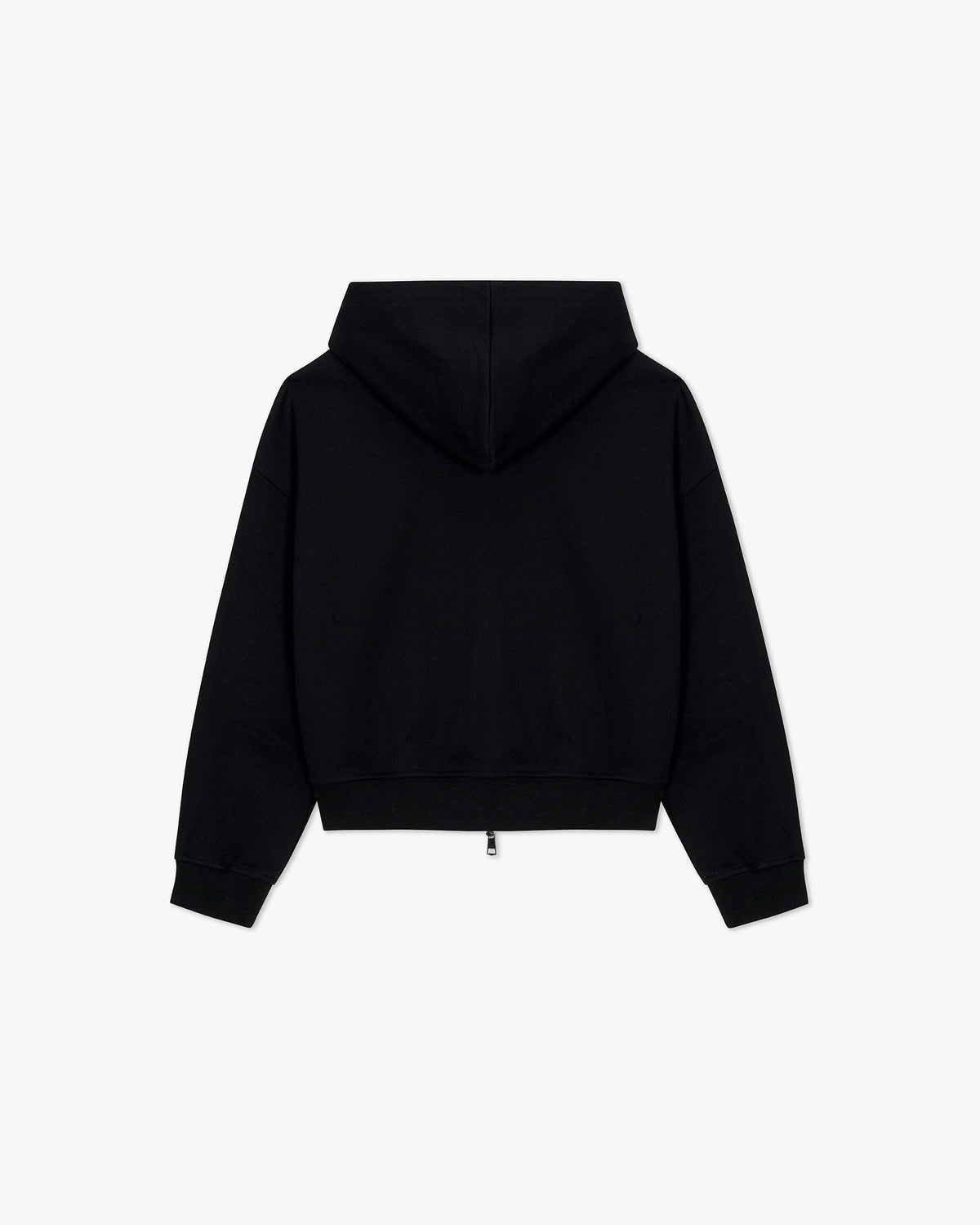DIXON ZIP UP HOODIE IN BLACK
