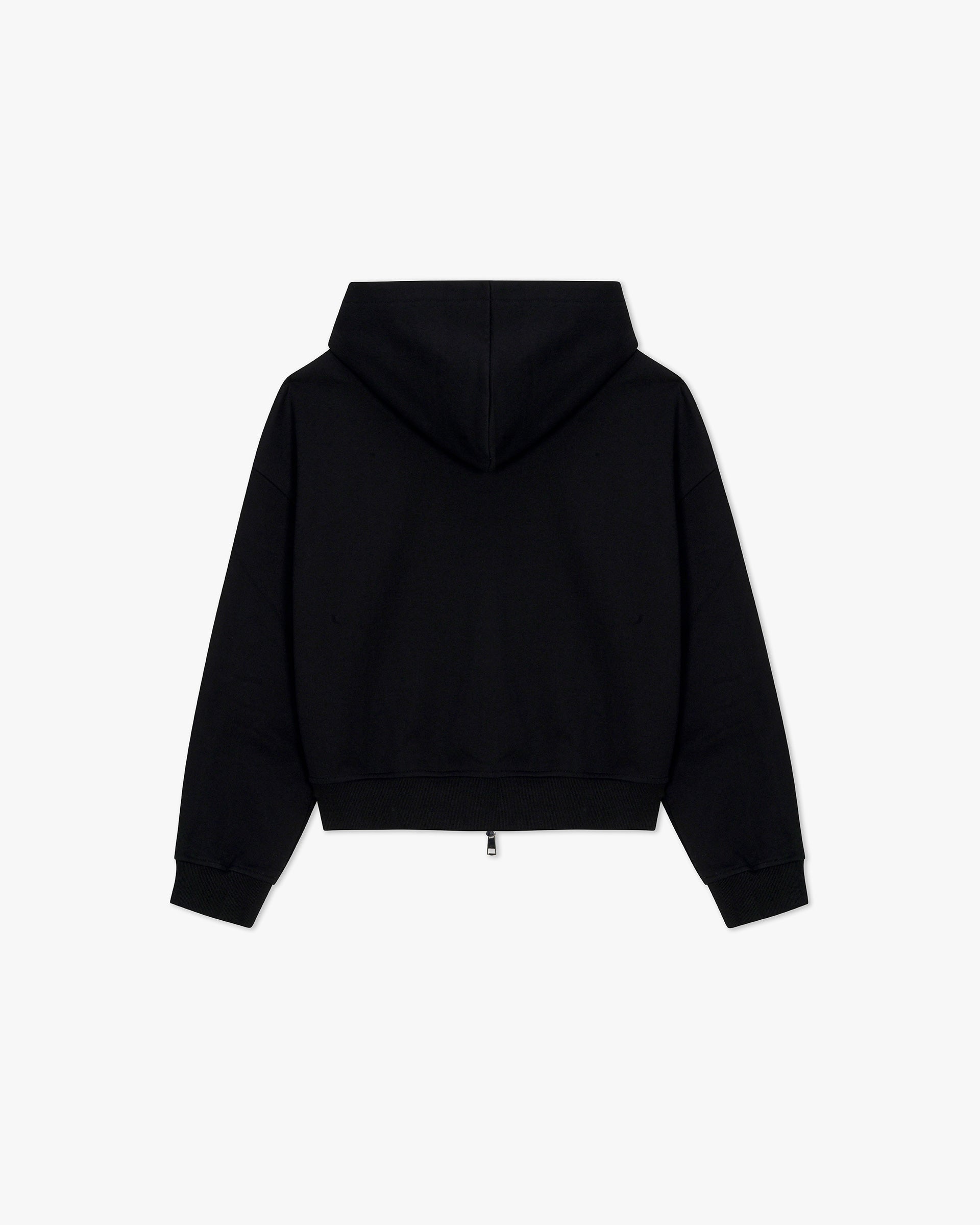 DIXON ZIP UP HOODIE IN BLACK